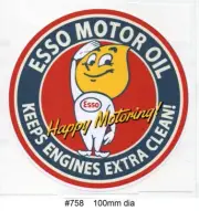 Esso Motor Oil Man - Decal -