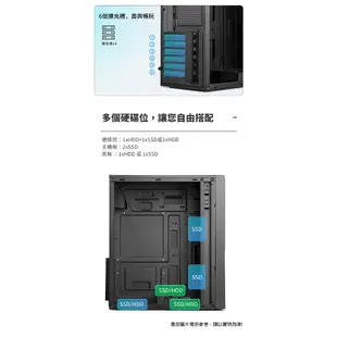 SUNFAR 順發 V15 / 4大2小/(黑)電腦機殼