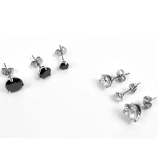 【玖飾時尚】男生耳環 精緻水鑽鋼製耳針(耳針耳環)