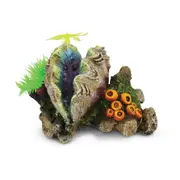 Kazoo Closed Clam W/Plants (18943)