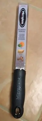 Microplane Zester/Grater Classic Series Black Grip Handle Original Guard New