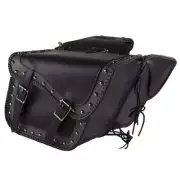 2PC HARD SADDLE BAGS SET FOR HARLEY DYNA GLIDE SPORTSTER ZIP-OFF w/ LOCK U16