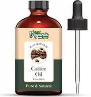 Organic Zing Coffee (Coffea) Oil | Pure & Natural Essential Oil for Skincare, Hair Care and Massage - 118ml/3.99fl oz