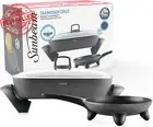 Banquet Electric Frying Pan and Skillet Set, Diamondforce Non-Stick Pan Coating,
