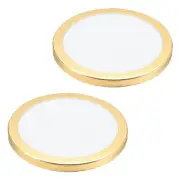 2 Pcs Dust Cover Lamp Shade Round Lampshade Diffuser Light Diffusers