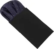 [Baluue] Men Round Shaped Suit Handkerchief Pre Folded Pocket Square for Weddings Parties Graduations Stylish Accessory Elegant Decorative Handkerchief for Men Choice