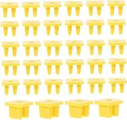 COMPUKAS 100pcs Square Hole Trim Panel Screw Retainer for Car Accessories Durable Liner Grommet for Bumper and Compatible with Various Vehicle Models