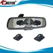 4.3" Dual Screen Mirror Monitor Side Camera for Car Front Side Rear View Reverse