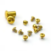 1 Set Titanium Spindle Pivot Screw Gold For Benchmade Bugout 535 Folding Knife