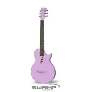 Enya Nova Go 35" Carbon Fibre Smart Guitar - AcousticPlus Pickup/Effects Purple