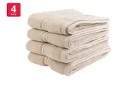 Onkaparinga Set of 4 600GSM Flinders Hand Towels (Linen)