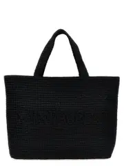 [Saint Laurent] Saint Laurent-Rafia Tote Nero-Donna OS