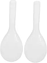 SHOWERORO 2Pcs Rice Paddle Spoon Lightweight Non Stick Rice Spatula for Easy Scooping Cleaning Kitchen Utensils for Home Canteens and Restaurants