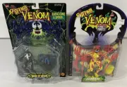 1996 Marvel Spider-Man Planet of the Symbiotes SCREAM & BRIDE OF VENOM ToyBiz