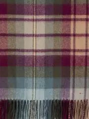 Ladies Shawl Lambswool Auld Scotland Tartan 70 x 180 cm