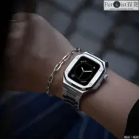 在飛比找Yahoo!奇摩拍賣優惠-【Pers百貨】金屬錶帶 適用 Apple Watch 9 