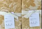 NEW Pottery Barn SORREL Toile Two Euro Shams Harvest Gold