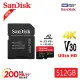 【SanDisk 晟碟】[極速升級 全新版] 512GB ExtremePRO A2 記憶卡 附SD轉卡(高速讀取200MB/s 原廠永久保固)