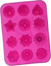 COHEALI Versatile Flower Shaped Silicone Mold for DIY Crafts Cavity Jelly Mold for Soap Cake and Candy Making Safe Easy to Clean and Temperature Resistant Stylish Design