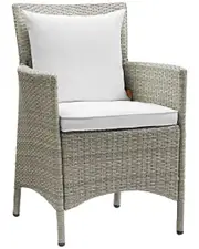 Modway Conduit Outdoor Patio Wicker Rattan Dining Armchair