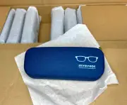 25 PACK Hinged Hard Clamshell Eyeglasses Sunglasses Storage Protective Case Blue