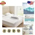 Comfortable 3 Inch Memory Foam Mattress Topper with Non-Slip & Washable Cover