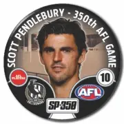 2022 AFL Commemorative Badge - Scott Pendlebury 350th AFL Game