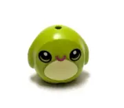 Lego - Minifigure Utensil - Green, Frog, Plushie