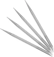 ASAKKURA Nail Tech Tools 4pcs Stainless Steel Cuticle Pusher for Manicure Pedicure