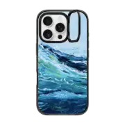 iPhone 16 Pro Impact Ring Stand Case MagSafe Compatible Tide Iphone Case By Ann Upton