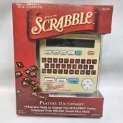 NEW Deluxe SCRABBLE Players Dictionary Handheld Electronic Game - SCR-228 NIB