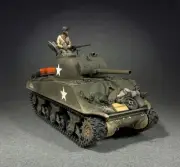 BRITAINS WORLD WAR 2 ALLIES 25208 U.S. M3A4 (75) SHERMAN TANK 9TH ARMORED DIV.