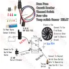 Thermo Fan Radiator Sensor Temp Controller Switch 12V DC Wiring Relay thermostat