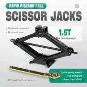 Mechanical Manual Scissor Jacks With Stabilizer Base& Ratchet Wrench For Car/SUV