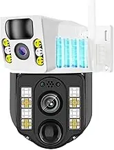 4K 8MP Dual Lens Solar 4G WiFi Camera Battery Low Powered IP Camara PIR Motion Detect External CCTV Video Surveillence(4G Cam No Card)
