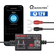 QUICKLYNKS BM2 Battery Monitor Tester Car 12V Bluetooth Wireless Charging Test