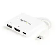 StarTech CDP2HDUACPW USB C Multiport Adapter with HDMI 4K & 1x USB 3.0 - PD