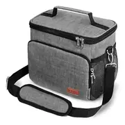 Insulated Lunch Bag for Women Men Reusable Lunch Box with Adjustable Shoulder Strap Leakproof Cooler Tote Bag BPA-Free Picnic Organizer for Office ...