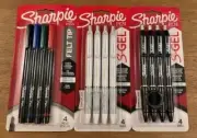 Sharpie S-Gel, Gel Pens Medium Point (0.7 mm) Black Ink Gel Pen-Brand New 4 pack