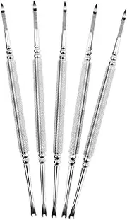 minkissy Essential Manicure Set Pcs Nail Art Tools Forks Cuticle Remover Nail Cleaner Tool Versatile
