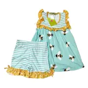 NWT Millie Loves Lily Buzzing Bee Outfit Size 4