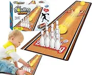 Table Curling Game,Table Bowling Game - Portable Indoor Tabletop Golf Game for Children and Adults, Tabletop Shuffleboard Game for Parties