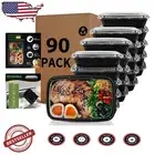 Reusable Meal Prep Container Set of 90 - Microwave, Dishwasher & Freezer Safe