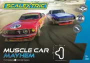 Scalextric 1/32 Muscle Car Mayhem Complete Slot Car Set