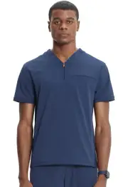 Infinity GNR8 Men's Partial Zip V-neck Top IN702A NAV Navy Free Shipping