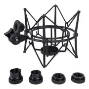 Microphone Shock Mount Adjustable Mount Recording Mic Stand Metal Bracket4670
