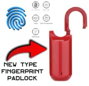 Fingerprint Padlock New Type 10 Groups Smart Luggage Smart Fingerprint Door Lock
