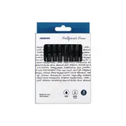 J.Burrows Ballpoint Pens Black 10 Pack