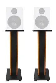 (2) Rockville 28" 2-Tone Studio Monitor Speaker Stands For Rockville DPM5W