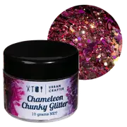 Urban Crafter Chameleon Chunky Glitter-Bronze, Violet 10g